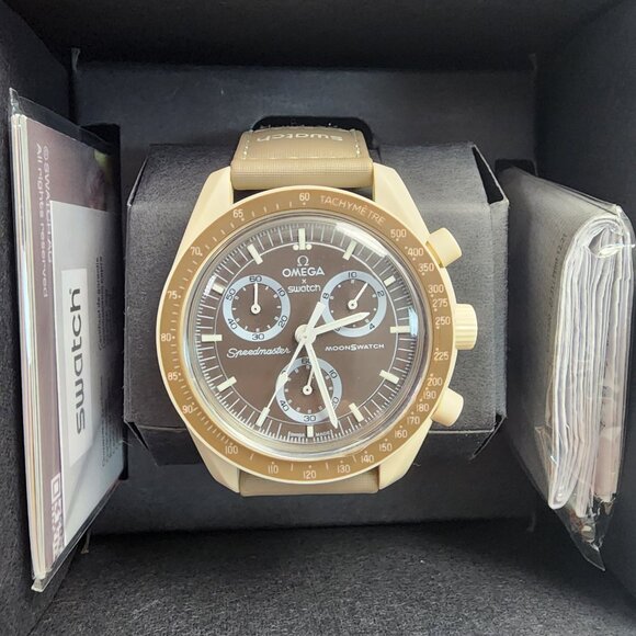 Swatch X Omega Bioceramic Moonswatch Mission On Earth - DESERT - Picture 3 of 6